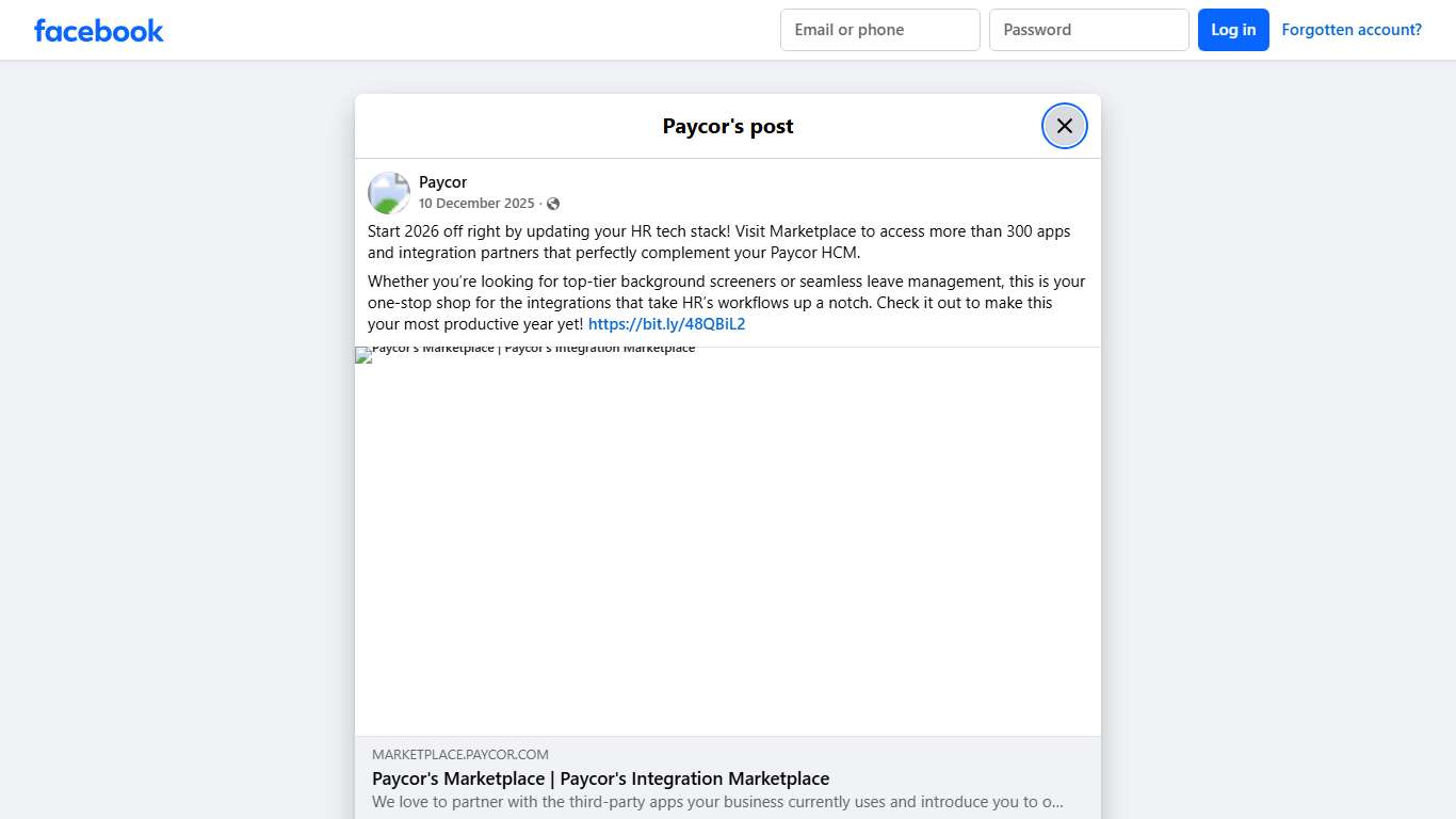 Paycor - Start 2026 off right by updating your HR tech... Facebook